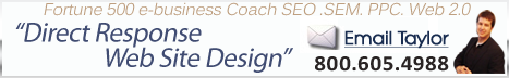 Fortune 500 e-business Coach SEO SEM PPC Web 2.0 Taylor Reaume