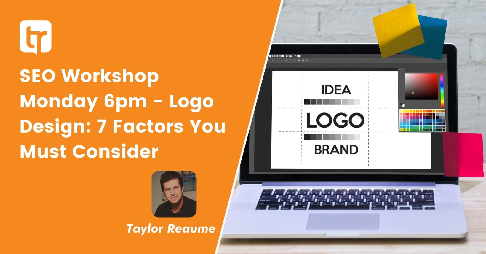 SEO Workshop Monday 6pm – Logo Design: 7 Factors You Must Consider